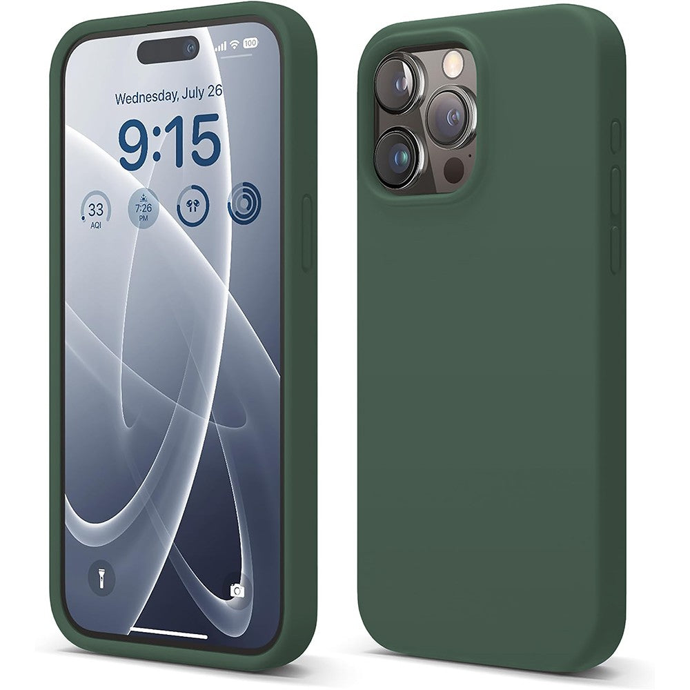 Husa Soft Silicone - iPhone 15 Pro Max - Webster Green