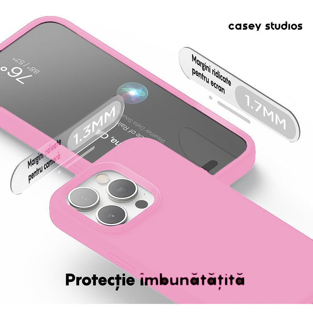 Husa Soft Silicone - iPhone 15 Pro Max - Roz