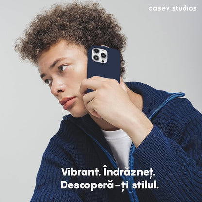 Husa Soft Silicone - iPhone 15 Pro Max - Midnight Blue