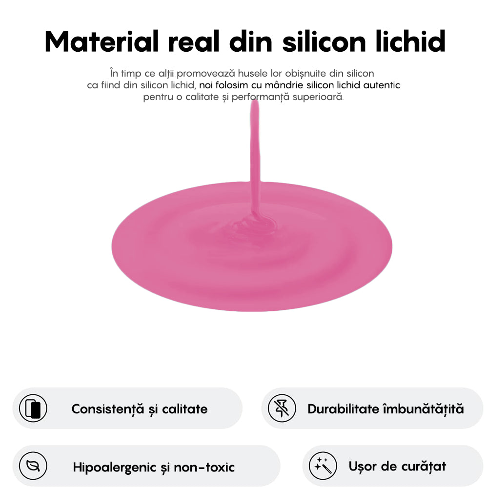 Husa Soft Silicone - iPhone 16 - Fuchsia