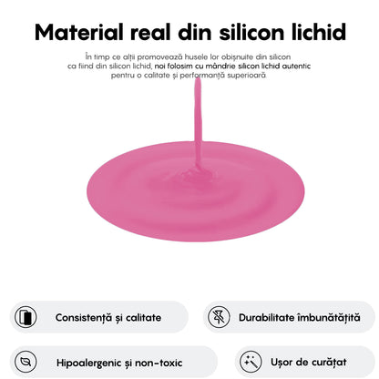 Husa Soft Silicone - iPhone 16 - Fuchsia
