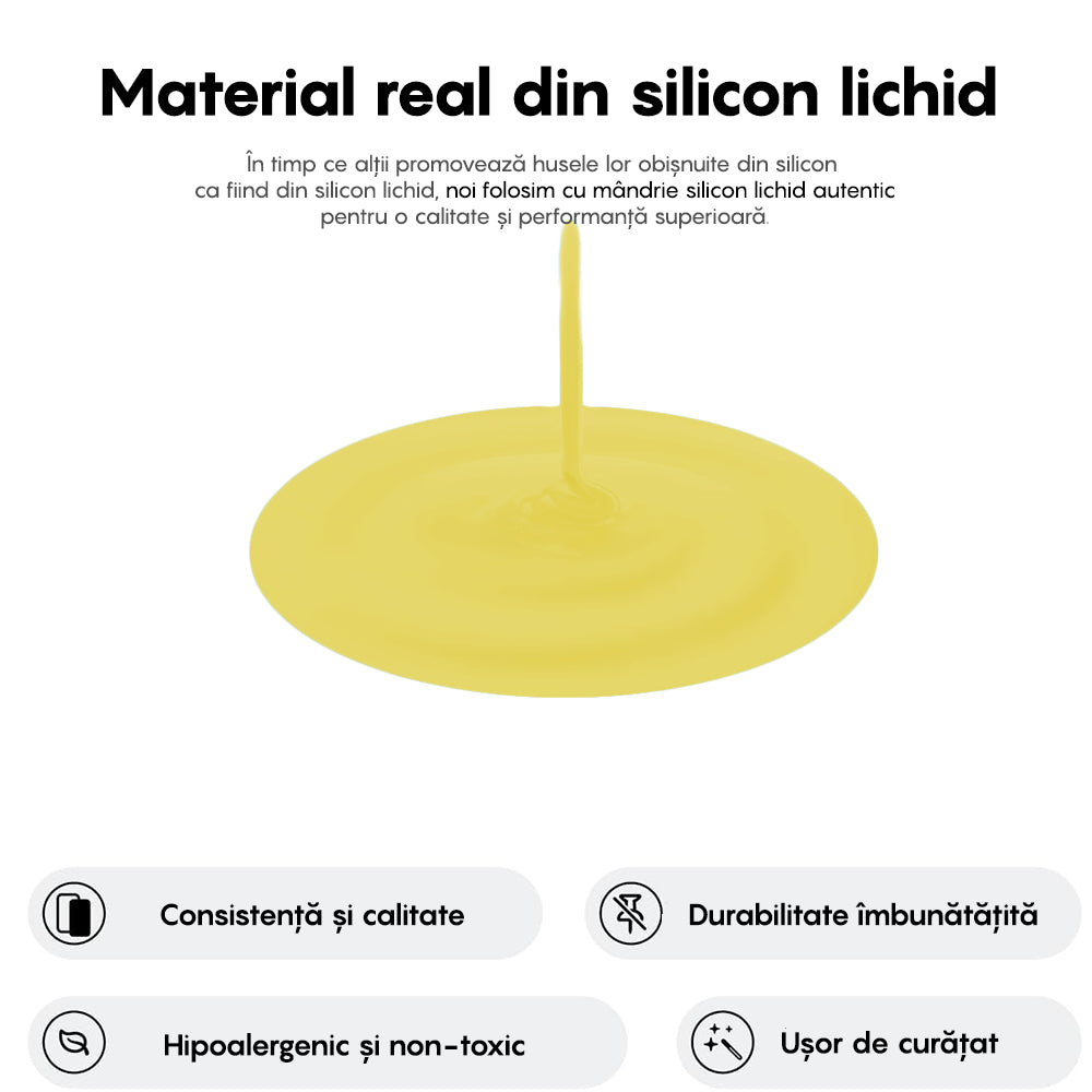 Husa Soft Silicone - iPhone 16 - Galben