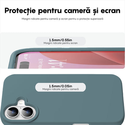 Husa Soft Silicone - iPhone 16 - Midnight Blue