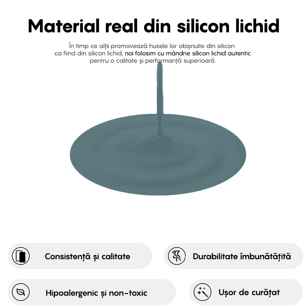 Husa Soft Silicone - iPhone 16 - Midnight Blue
