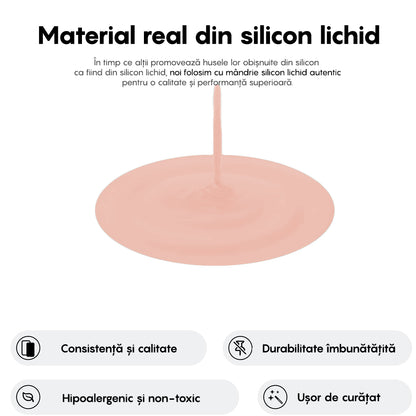 Husa Soft Silicone - iPhone 16 - Pink Sand