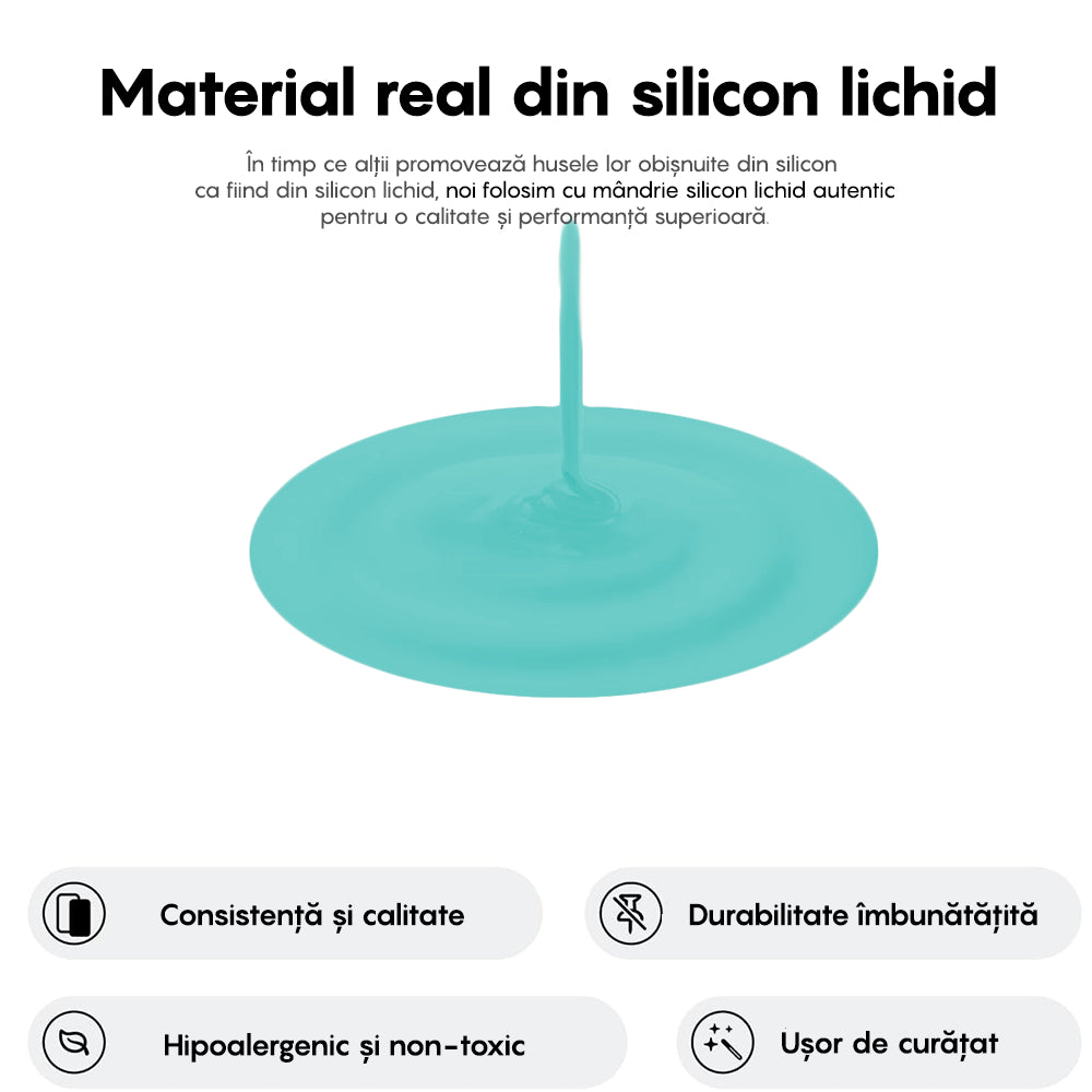 Husa Soft Silicone - iPhone 16 - Turcoaz