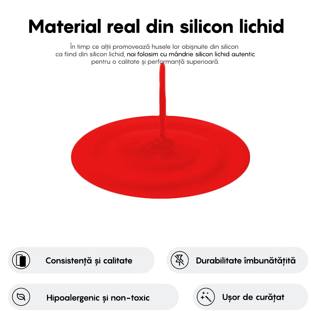 Husa Soft Silicone - iPhone 16 - Rosu