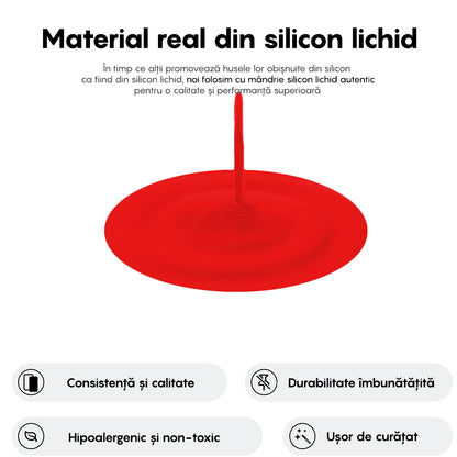 Husa Soft Silicone - iPhone 16 - Rosu