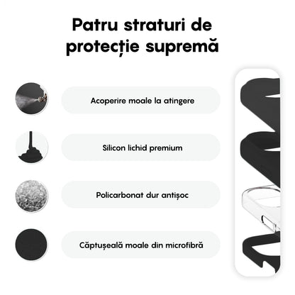 Husa Soft Silicone - iPhone 16 Plus - Negru