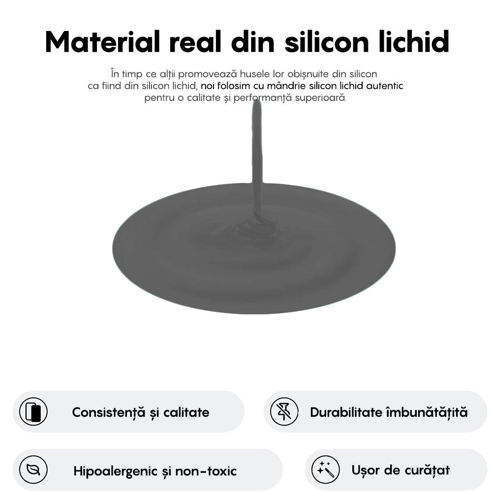 Husa Soft Silicone - iPhone 16 Plus - Dark Grey