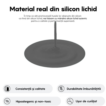 Husa Soft Silicone - iPhone 16 Plus - Dark Grey
