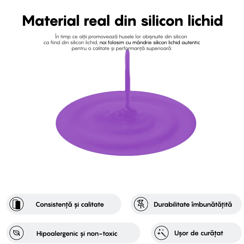 Husa Soft Silicone - iPhone 16 Plus - Light Purple