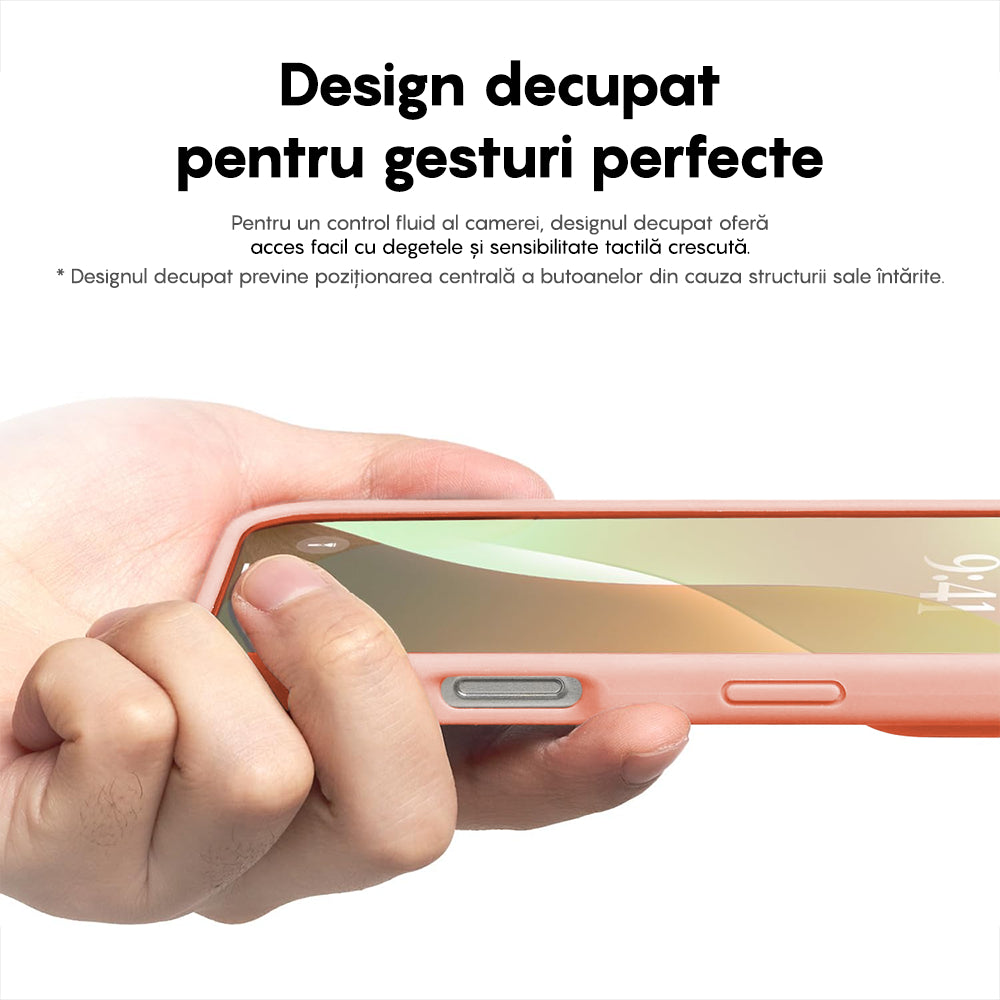 Husa Soft Silicone - iPhone 16 Plus - Pink Sand