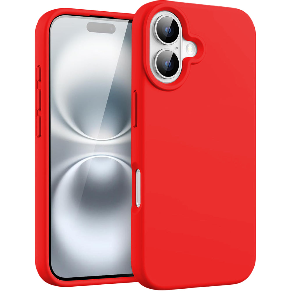 Husa Soft Silicone - iPhone 16 Plus - Rosu