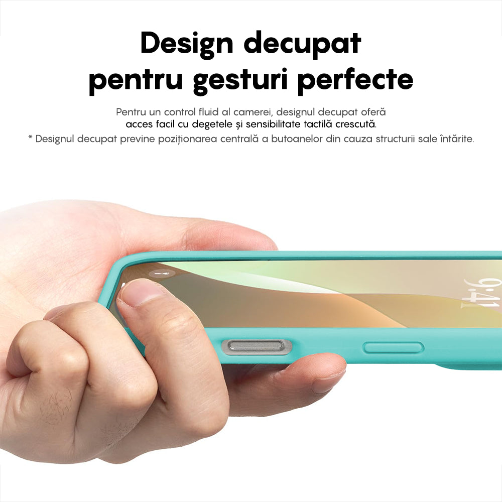 Husa Soft Silicone - iPhone 16 Plus - Turcoaz