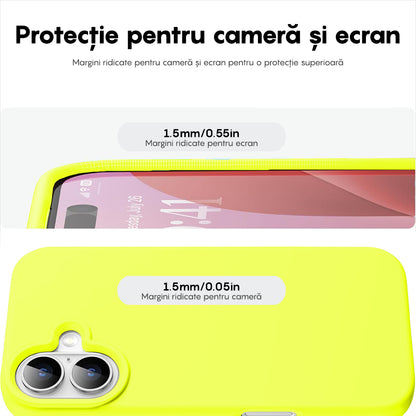 Husa Soft Silicone - iPhone 16 Plus - Neon