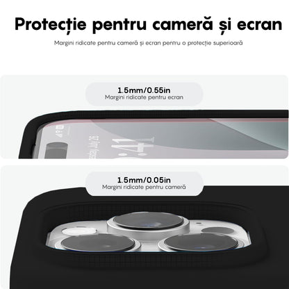 Husa Soft Silicone - iPhone 16 Pro - Negru