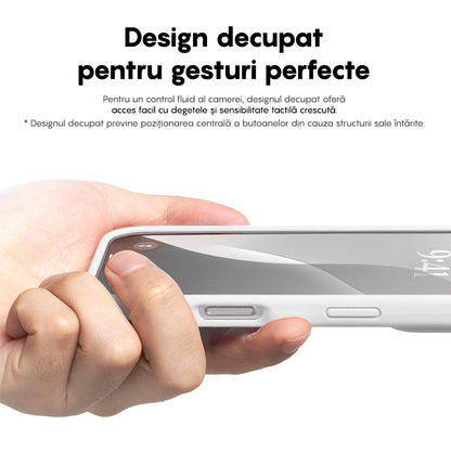 Husa Soft Silicone - iPhone 16 Pro - Alb