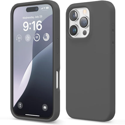 Husa Soft Silicone - iPhone 16 Pro - Dark Grey