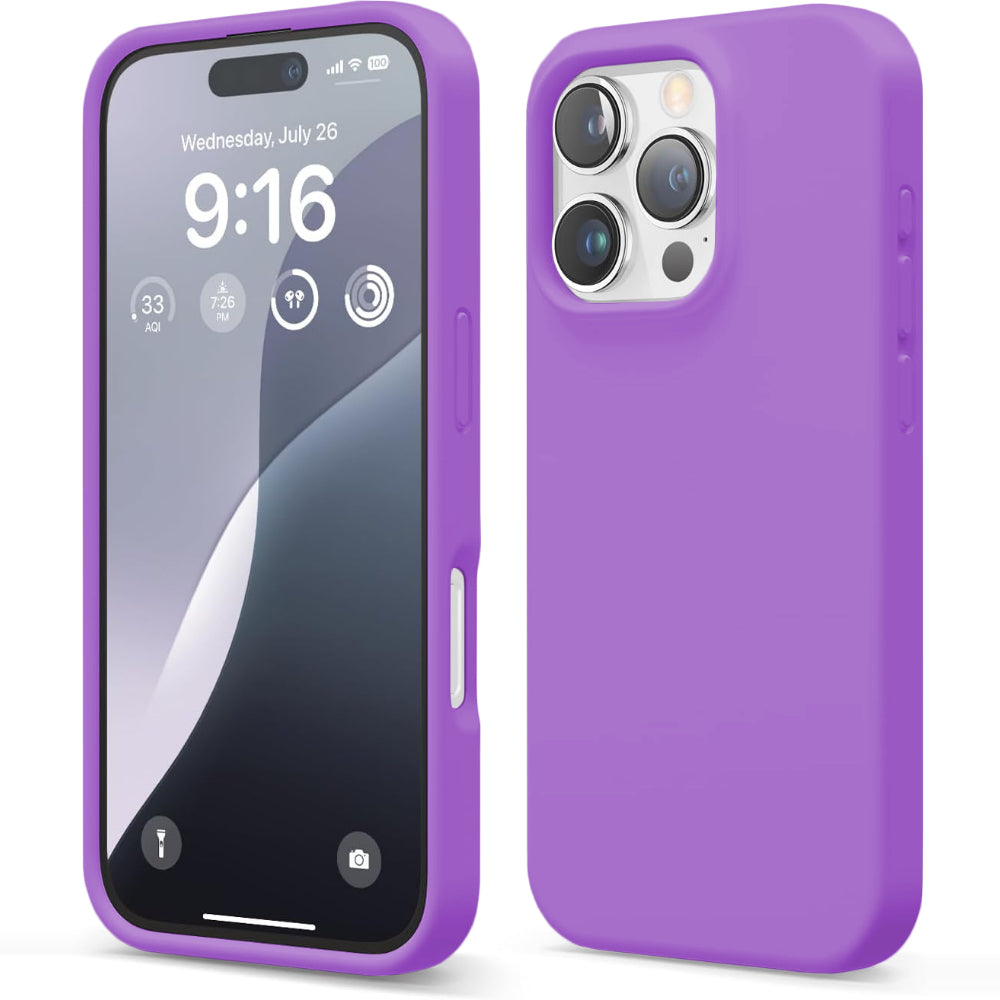 Husa Soft Silicone - iPhone 16 Pro - Light Purple