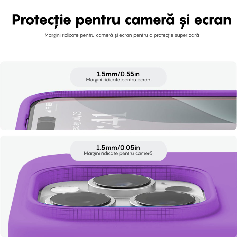 Husa Soft Silicone - iPhone 16 Pro - Light Purple