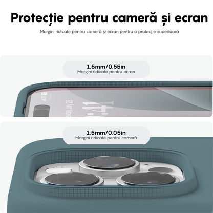 Husa Soft Silicone - iPhone 16 Pro - Midnight Blue