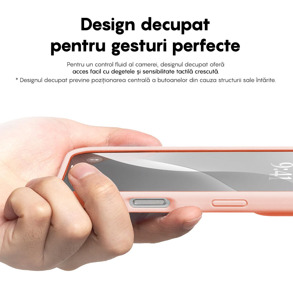 Husa Soft Silicone - iPhone 16 Pro - Pink Sand