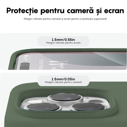 Husa Soft Silicone - iPhone 16 Pro - Webster Green