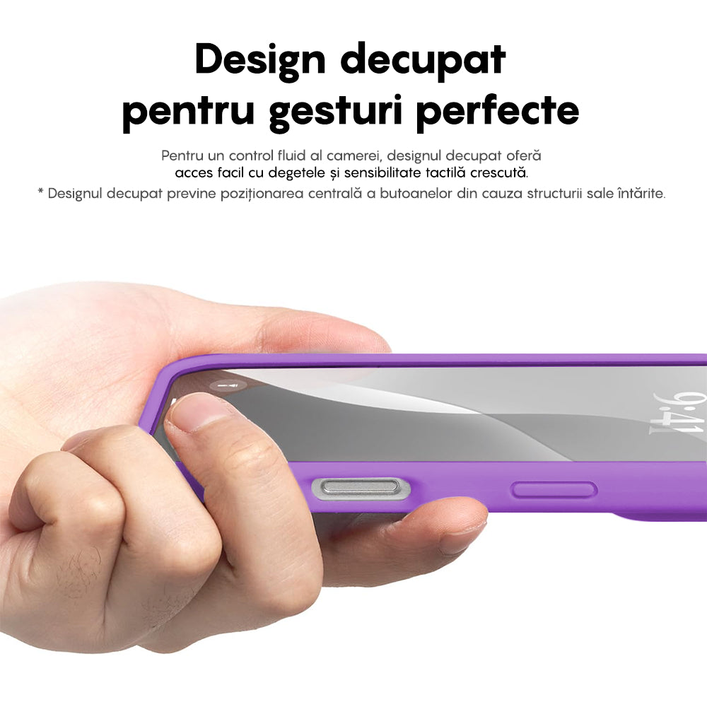 Husa Soft Silicone - iPhone 16 Pro Max - Light Purple