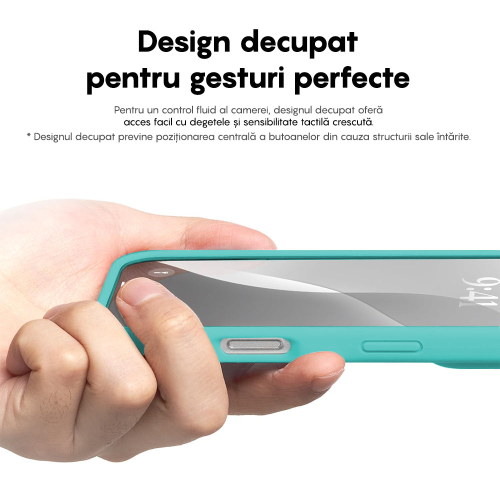 Husa Soft Silicone - iPhone 16 Pro Max - Turcoaz