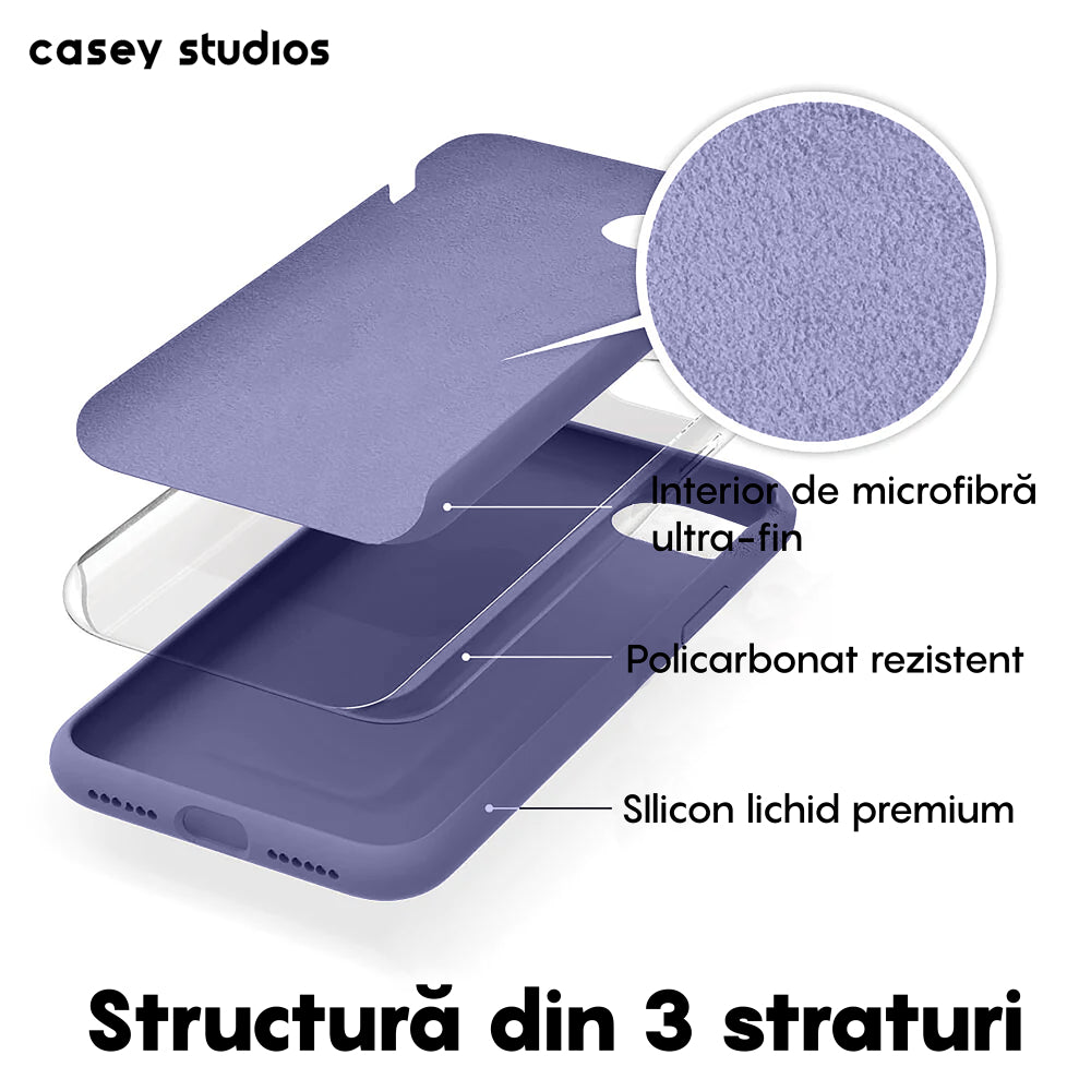Husa Soft Silicone - iPhone 7/8/SE2 - Light Lilac