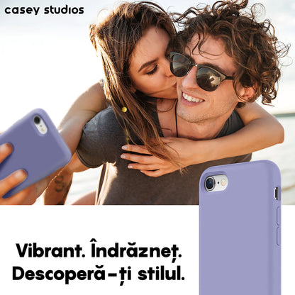 Husa Soft Silicone - iPhone 7/8/SE2 - Light Lilac