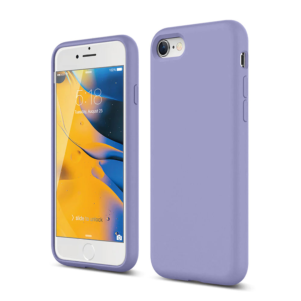 Husa Soft Silicone - iPhone 7/8/SE2 - Light Lilac