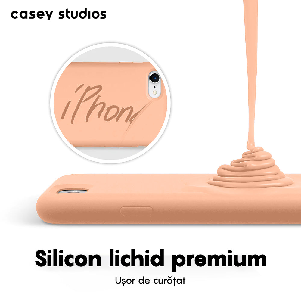 Husa Soft Silicone - iPhone 7/8/SE2 - Pink Sand