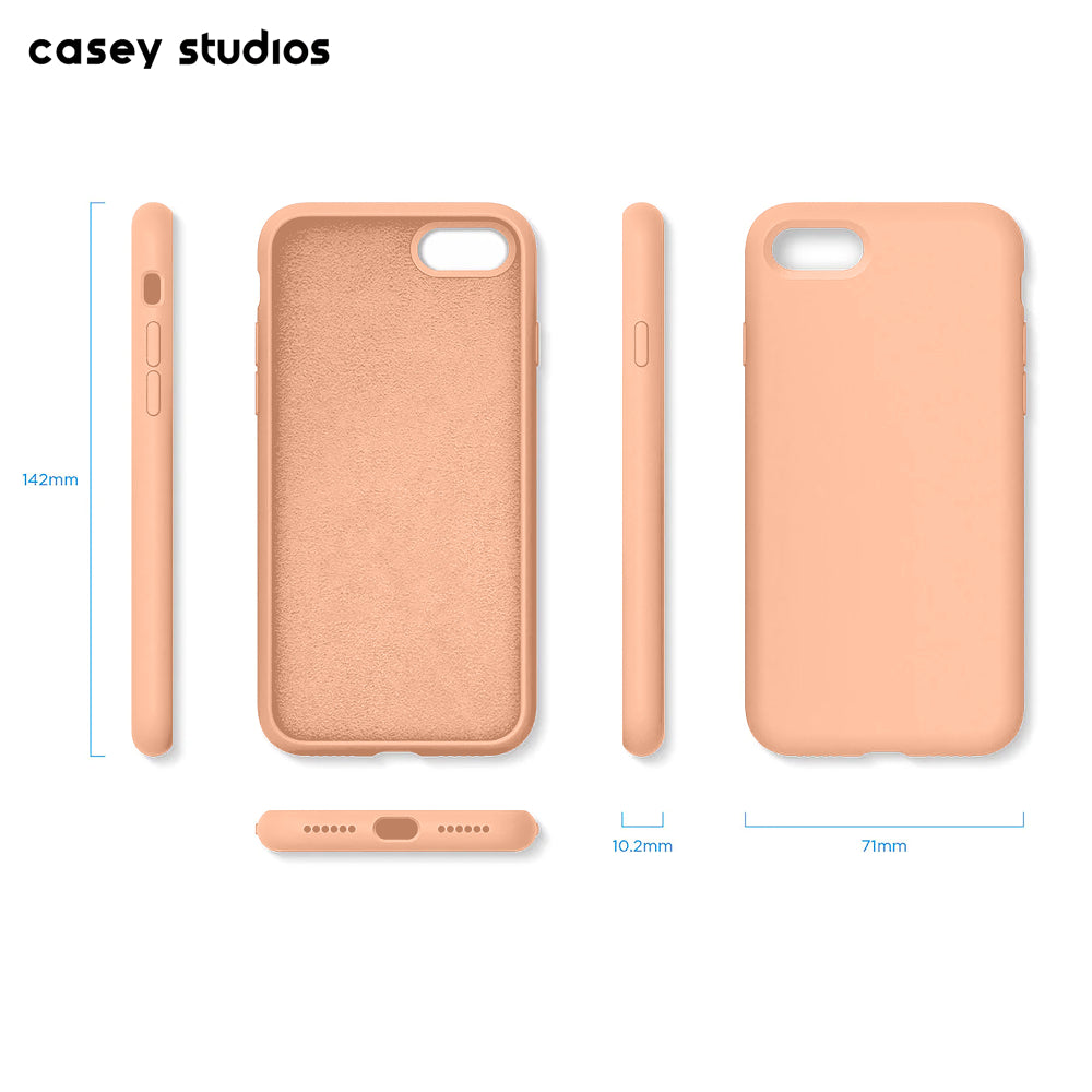 Husa Soft Silicone - iPhone 7/8/SE2 - Pink Sand