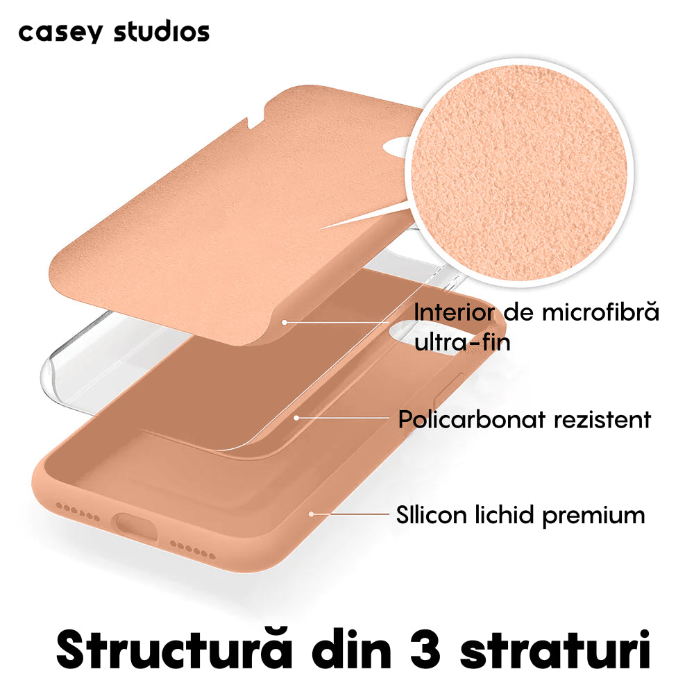 Husa Soft Silicone - iPhone 7/8/SE2 - Pink Sand