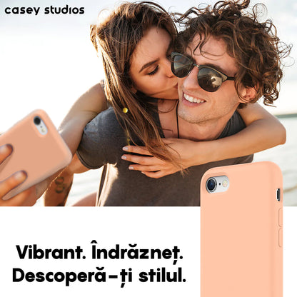 Husa Soft Silicone - iPhone 7/8/SE2 - Pink Sand