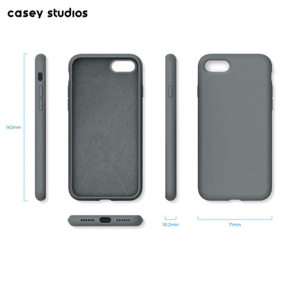 Husa Soft Silicone - iPhone 7/8/SE2 - Dark Gray