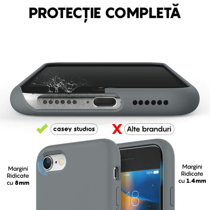 Husa Soft Silicone - iPhone 7/8/SE2 - Dark Gray