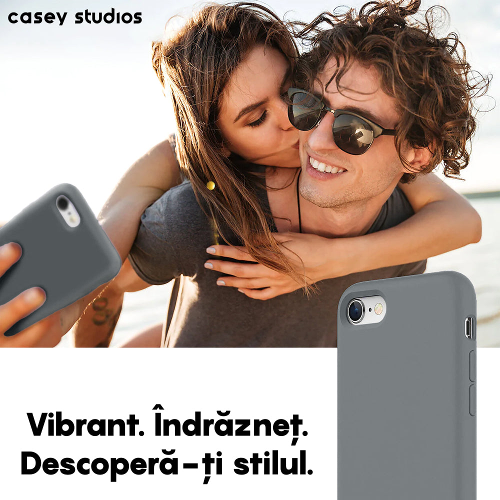 Husa Soft Silicone - iPhone 7/8/SE2 - Dark Gray