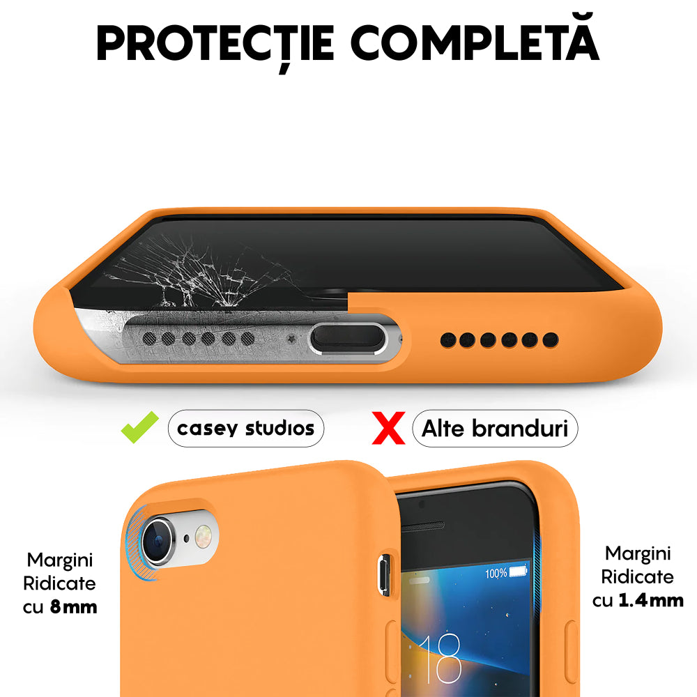 Husa Soft Silicone - iPhone 7/8/SE2 - Nectarine
