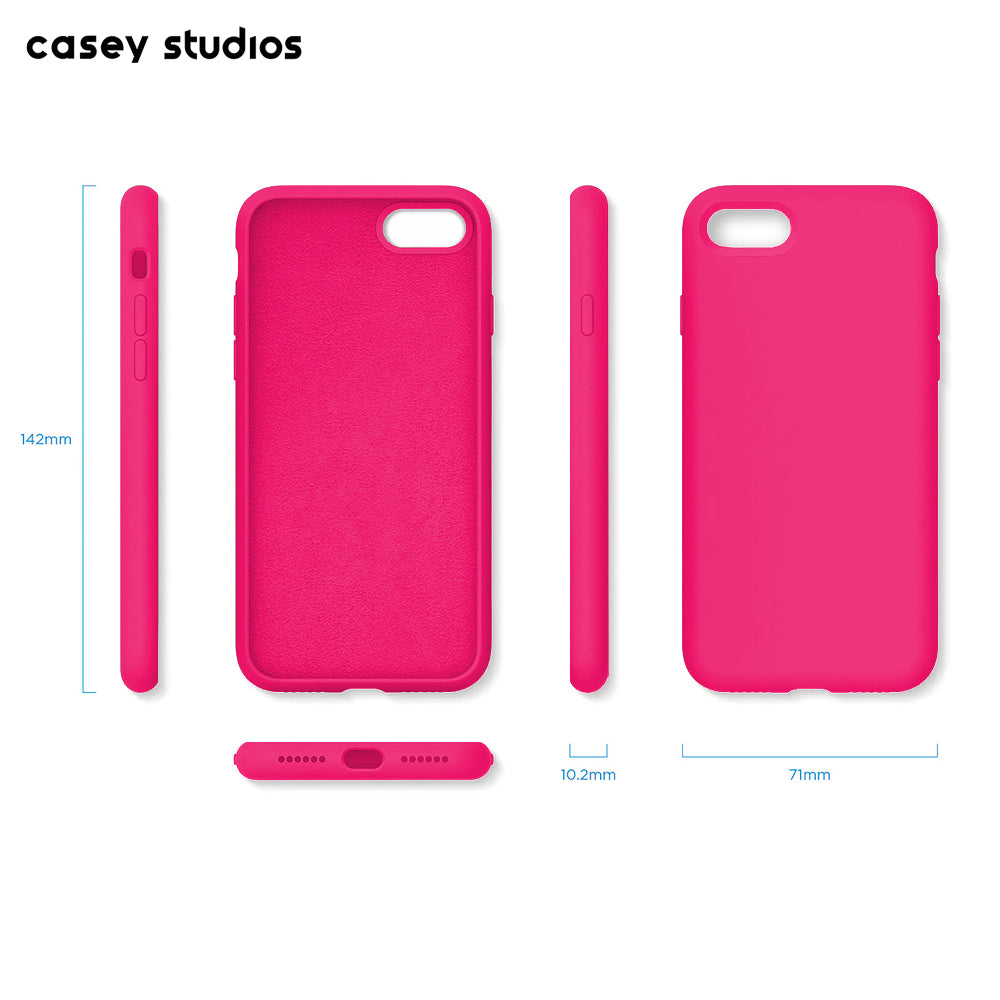 Husa Soft Silicone - iPhone 7/8/SE2 - Fuchsia