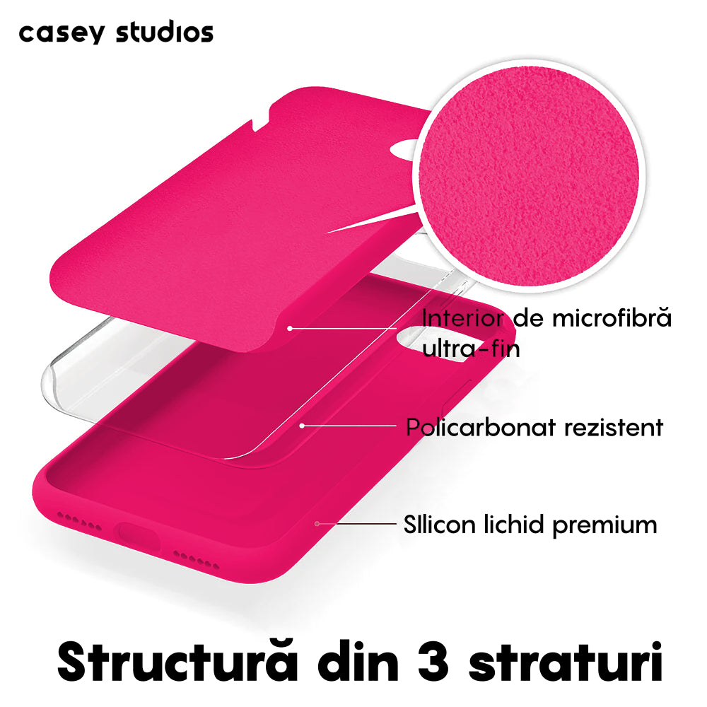 Husa Soft Silicone - iPhone 7/8/SE2 - Fuchsia