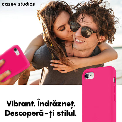 Husa Soft Silicone - iPhone 7/8/SE2 - Fuchsia
