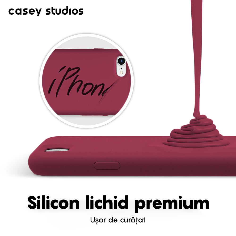 Husa Soft Silicone - iPhone 7/8/SE2 - Burgundy