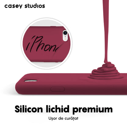 Husa Soft Silicone - iPhone 7/8/SE2 - Burgundy