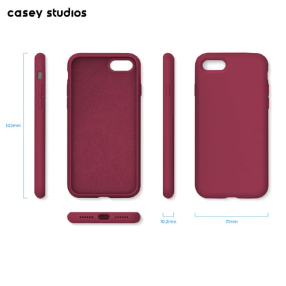 Husa Soft Silicone - iPhone 7/8/SE2 - Burgundy