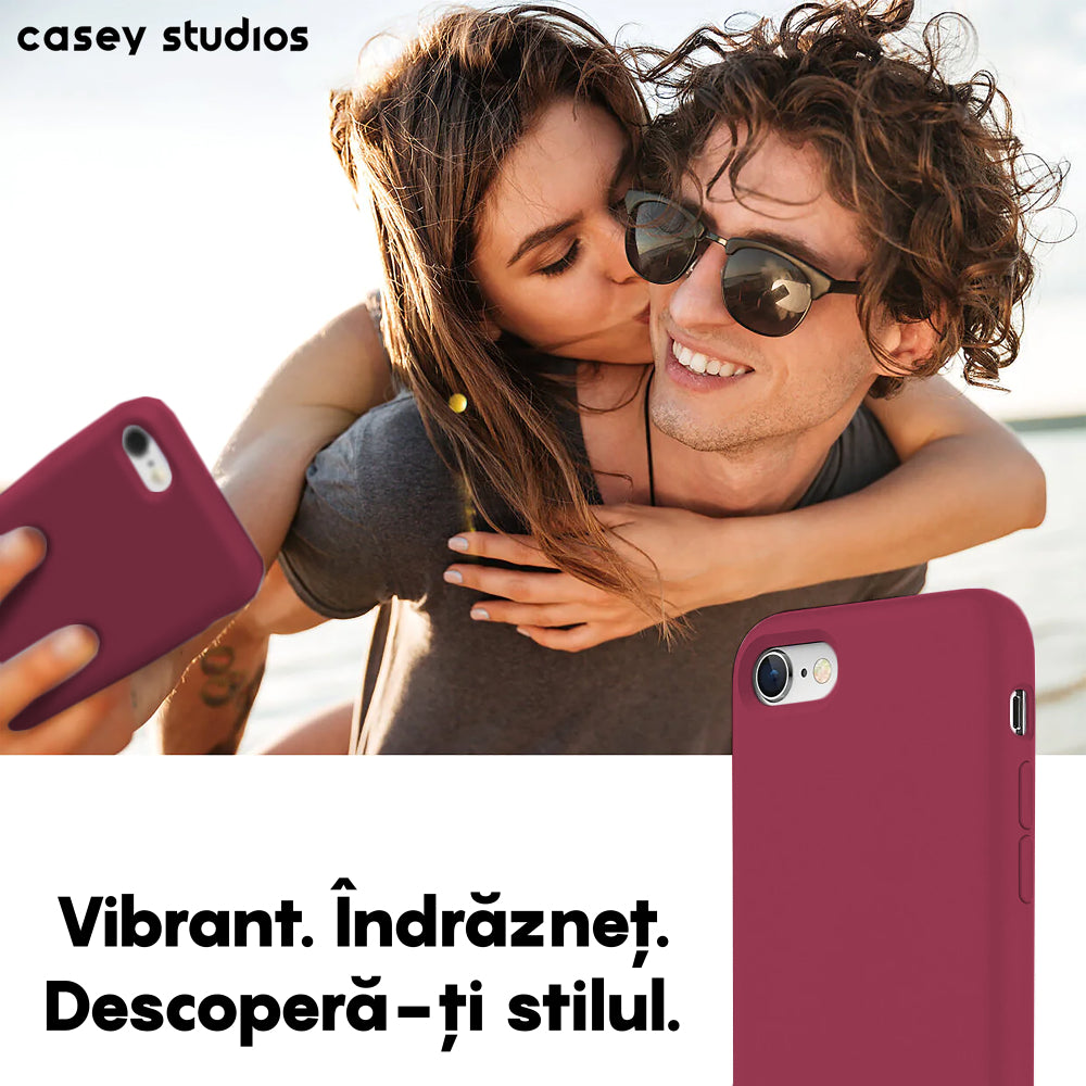 Husa Soft Silicone - iPhone 7/8/SE2 - Burgundy