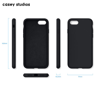 Husa Soft Silicone - iPhone 7/8/SE2 - Negru