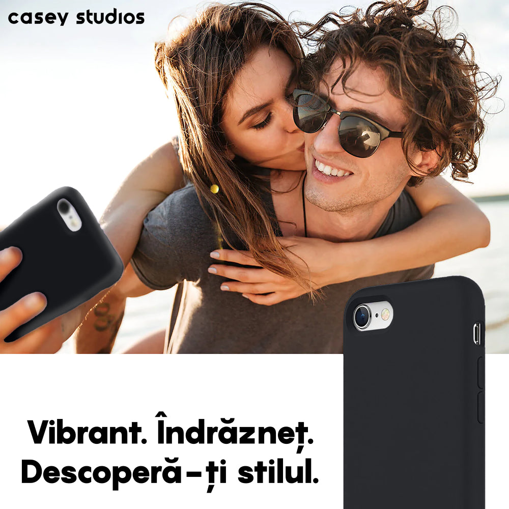 Husa Soft Silicone - iPhone 7/8/SE2 - Negru
